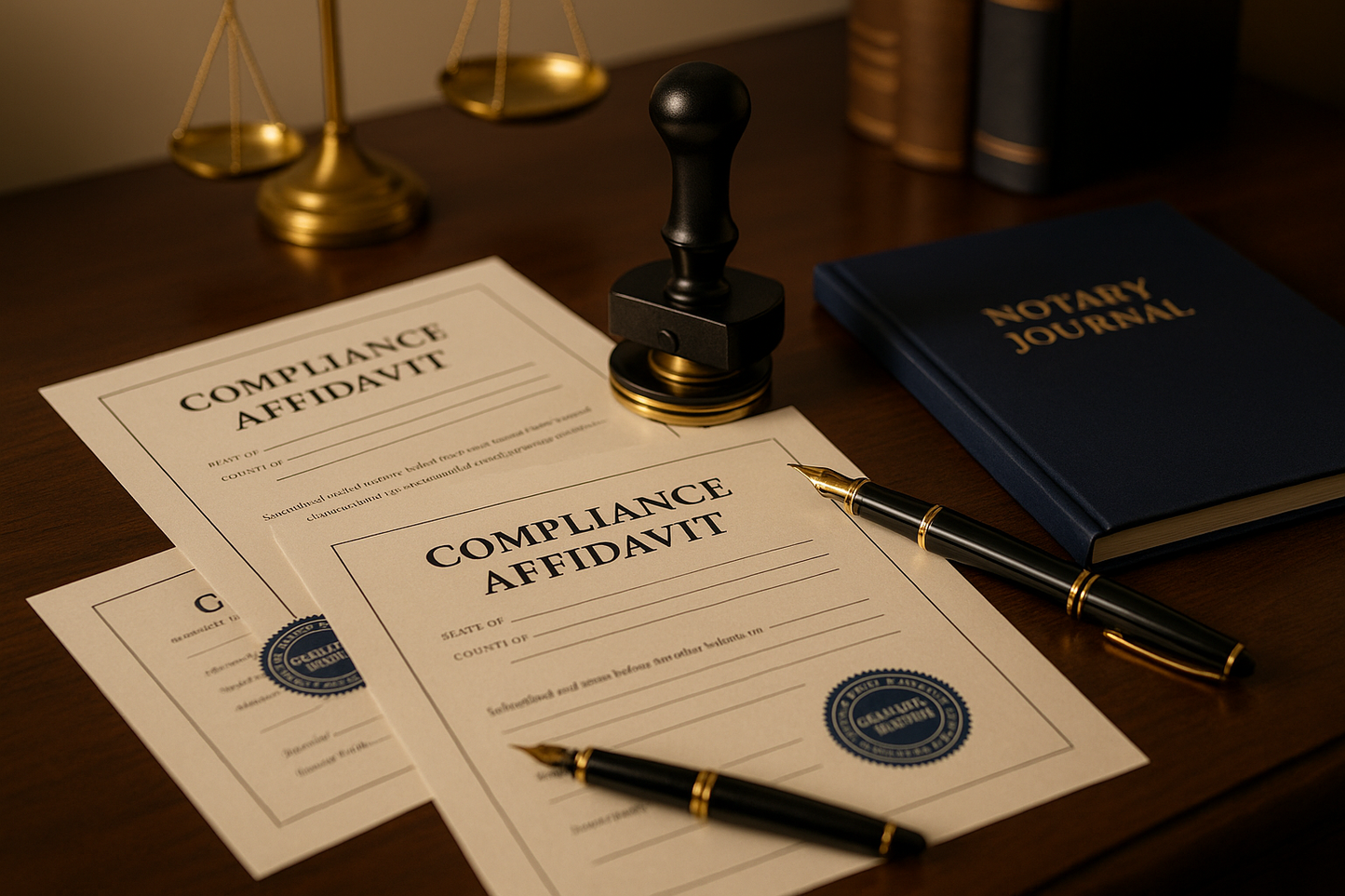Compliance Affidavits Notarization Services