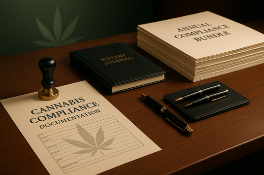 Cannabis Annual Compliance Bundle Notarizations 